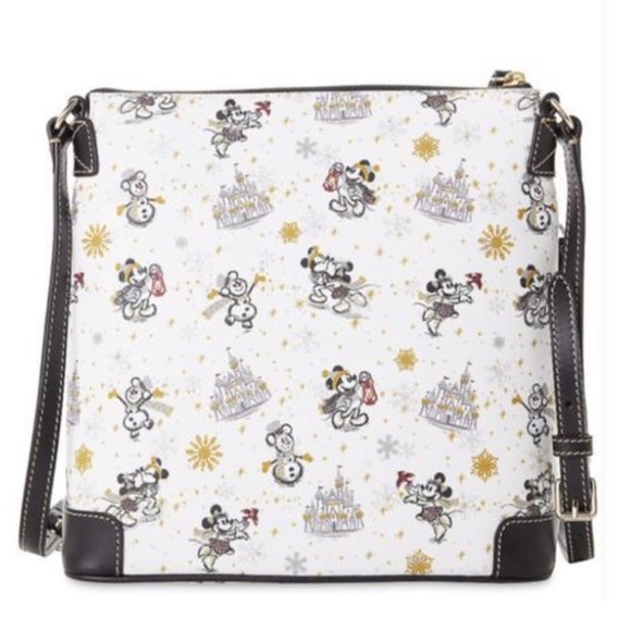 Disney Dooney & Bourke Bag 2020 Mickey & Minnie Christmas Holiday Crossbody NWT - Picture 3 of 11